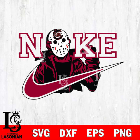 South Carolina Gamecocks Jason Voorhees Nike Svg Eps Dxf Png File, Digital Download, Instant Download