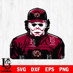 South Carolina Gamecocks Michael Myers Horror Halloween Svg Eps Dxf Png File, NCAA svg, Digital Download, Instant Download