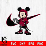South Carolina Gamecocks Mickey Wearing Hoodie Sport Svg Eps Dxf Png File, NCAA svg, Digital Download, Instant Download