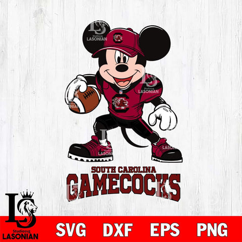 South Carolina Gamecocks Mikey Mouse Disney, Svg Eps Dxf Png File, Digital Download