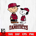 South Carolina Gamecocks Peanuts Snoopy Football SVG DXF EPS PNG FILE,Snoopy File Cut, NCAA Digital Download,Instant Download,Christmas Silhouette