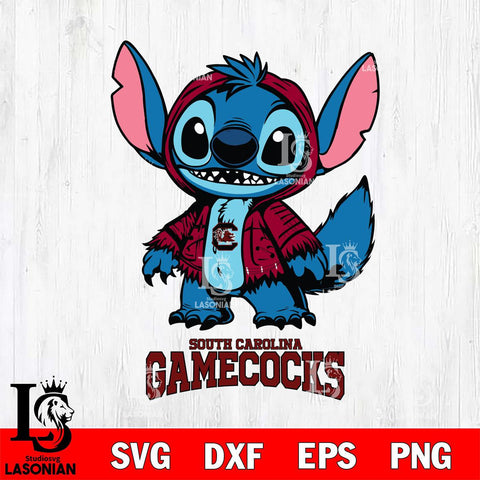 South Carolina Gamecocks Stitch Halloween Svg Eps Dxf Png File, NCAA svg, Digital Download, Instant Download