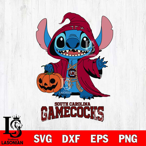 South Carolina Gamecocks Stitch Horror Svg Eps Dxf Png File, NCAA svg, Digital Download, Instant Download