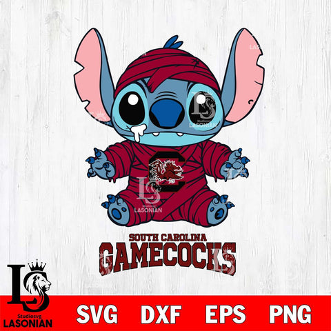 South Carolina Gamecocks Stitch Mummy Svg Eps Dxf Png File, NCAA svg, Digital Download, Instant Download