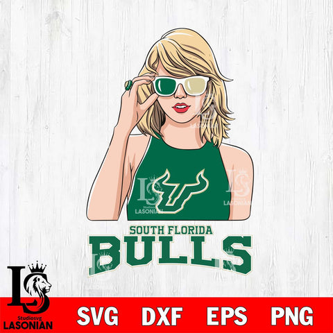 South Florida Bulls And Taylor Swift Fan Svg Eps Dxf Png File, Digital Download, Instant Download