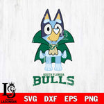 South Florida Bulls Bluey Dracula Halloween Svg Eps Dxf Png File, Digital Download, Instant Download