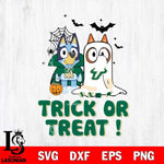 South Florida Bulls Bluey Trick or Treat Halloween Svg Eps Dxf Png File, Digital Download, Instant Download
