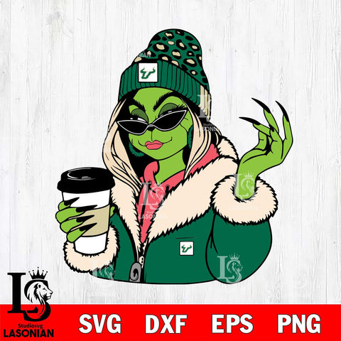 South Florida Bulls Boujee Grinch 9 Svg Eps Dxf Png File, Digital Download, Instant Download