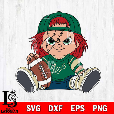 South Florida Bulls Chucky Horror 11 Svg Eps Dxf Png File, NCAA svg, Digital Download, Instant Download
