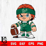 South Florida Bulls Chucky Horror 5 Svg Eps Dxf Png File, NCAA svg, Digital Download, Instant Download