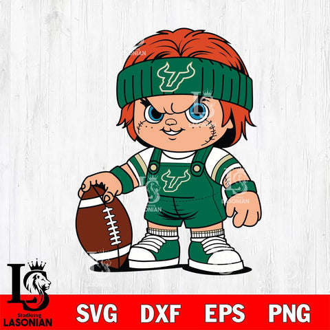 South Florida Bulls Chucky Horror 5 Svg Eps Dxf Png File, NCAA svg, Digital Download, Instant Download