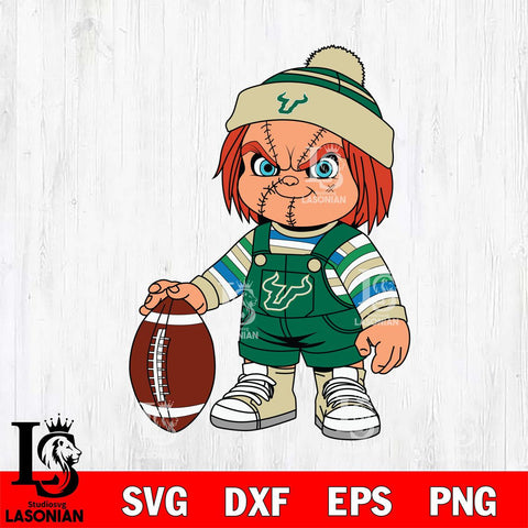 South Florida Bulls Chucky Horror 6 Svg Eps Dxf Png File, NCAA svg, Digital Download, Instant Download