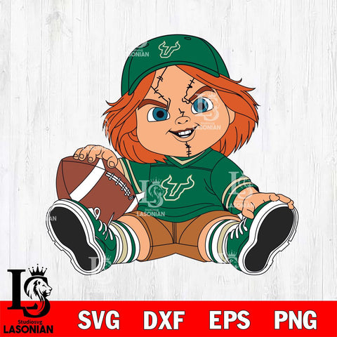 South Florida Bulls Chucky Horror 8 Svg Eps Dxf Png File, NCAA svg, Digital Download, Instant Download
