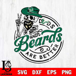 South Florida Bulls Dad With Beard Are Better Svg Eps Dxf Png File, Digital Download, Instant Download