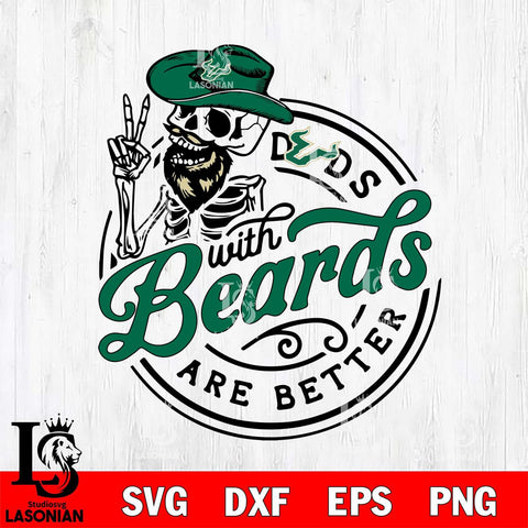 South Florida Bulls Dad With Beard Are Better Svg Eps Dxf Png File, Digital Download, Instant Download