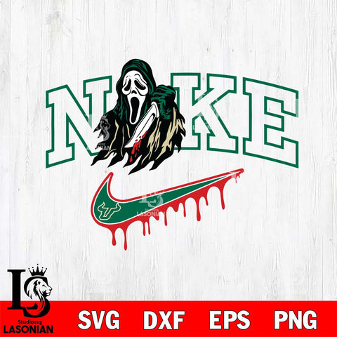 South Florida Bulls Ghostface Nike Svg Eps Dxf Png File, Digital Download, Instant Download