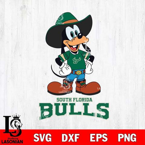 South Florida Bulls Goofy Cowboy Sport SVG DXF EPS PNG FILE,NCAA svg ,Football Digital Download,Instant Download, Silhouette