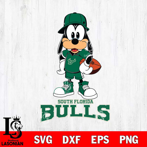 South Florida Bulls Goofy rugby SVG DXF EPS PNG FILE,NCAA svg ,Football Digital Download,Instant Download, Silhouette