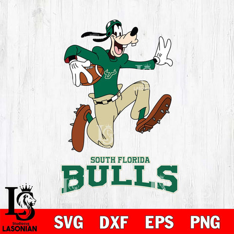 South Florida Bulls Goofy rugby Sport SVG DXF EPS PNG FILE,NCAA svg ,Football Digital Download,Instant Download, Silhouette