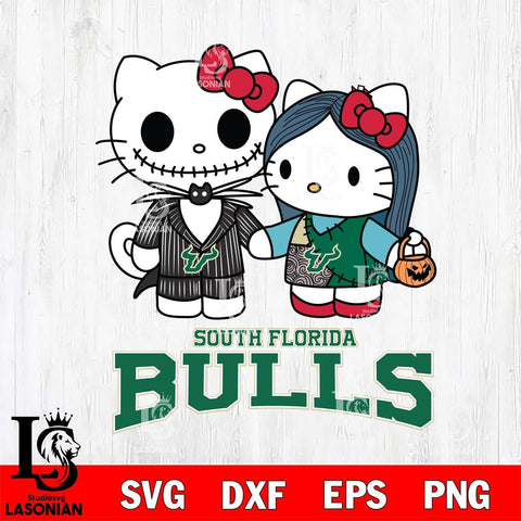 South Florida Bulls Hello Kitty Horror 11 Svg Eps Dxf Png File, Digital Download