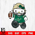 South Florida Bulls Hello Kitty sport Svg Eps Dxf Png File, NCAA svg, Digital Download, Instant Download