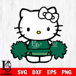 South Florida Bulls Hello Kitty sport 3 Svg Eps Dxf Png File, NCAA svg, Digital Download, Instant Download