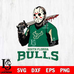 South Florida Bulls Jason Voorhees 11 Svg Eps Dxf Png File, Digital Download