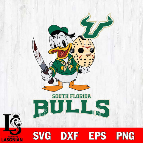 South Florida Bulls Jason Voorhees 12 Svg Eps Dxf Png File, Digital Download