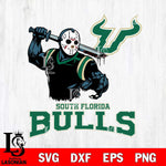 South Florida Bulls Jason Voorhees 5 Svg Eps Dxf Png File, Digital Download