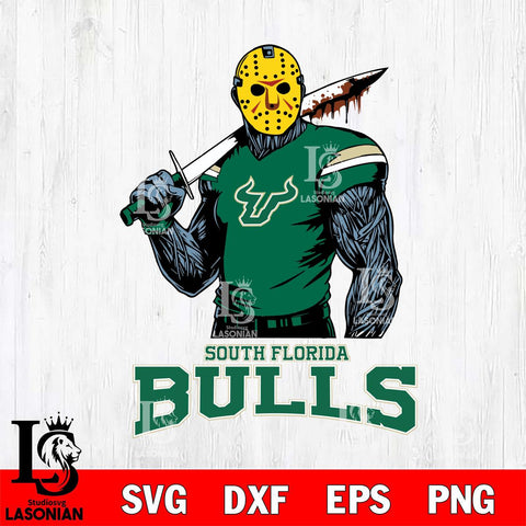 South Florida Bulls Jason Voorhees 7 Svg Eps Dxf Png File, Digital Download