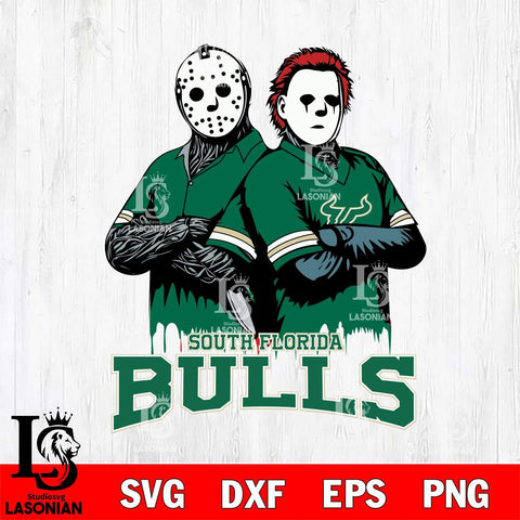South Florida Bulls Jason Voorhees 8 Svg Eps Dxf Png File, Digital Download