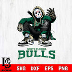 South Florida Bulls Jason Voorhees Halloween SVG Svg Eps Dxf Png File, Digital Download, Instant Download