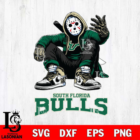 South Florida Bulls Jason Voorhees Halloween SVG Svg Eps Dxf Png File, Digital Download, Instant Download