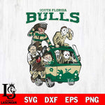 South Florida Bulls Jason Voorhees Horror 10 Svg Eps Dxf Png File, NCAA svg, Digital Download, Instant Download