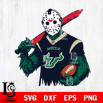 South Florida Bulls Jason Voorhees Horror 11 Svg Eps Dxf Png File, NCAA svg, Digital Download, Instant Download
