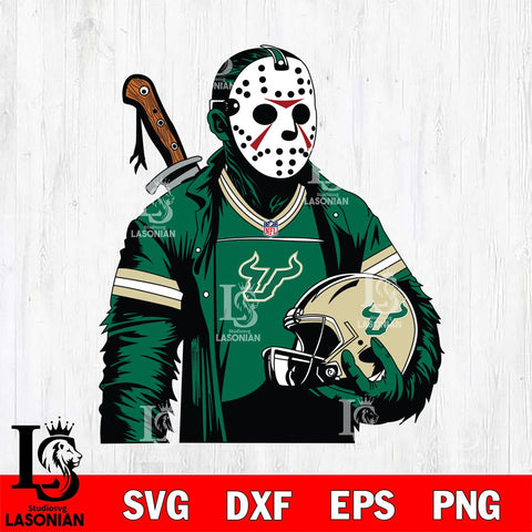 South Florida Bulls Jason Voorhees Horror 2 Svg Eps Dxf Png File, NCAA svg, Digital Download, Instant Download