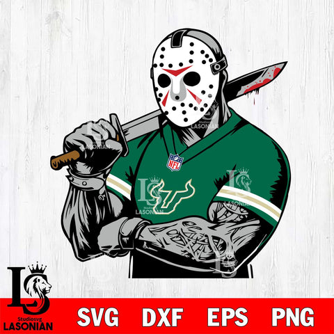 South Florida Bulls Jason Voorhees Horror 6 Svg Eps Dxf Png File, NCAA svg, Digital Download, Instant Download