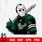 South Florida Bulls Jason Voorhees Horror 7 Svg Eps Dxf Png File, NCAA svg, Digital Download, Instant Download