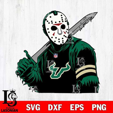South Florida Bulls Jason Voorhees Horror 7 Svg Eps Dxf Png File, NCAA svg, Digital Download, Instant Download