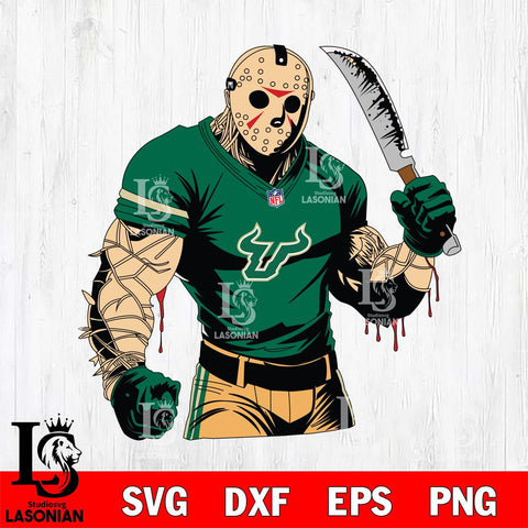 South Florida Bulls Jason Voorhees Horror 8 Svg Eps Dxf Png File, NCAA svg, Digital Download, Instant Download