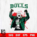 South Florida Bulls Jason Voorhees Horror Halloween 3 Svg Eps Dxf Png File, NCAA svg, Digital Download, Instant Download