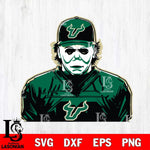 South Florida Bulls Michael Myers Horror Halloween Svg Eps Dxf Png File, NCAA svg, Digital Download, Instant Download