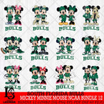 South Florida Bulls Mickey Minnie Mouse NCAA Bundle 12 Svg Eps Dxf Png File, Bundle NCAA svg , File Cut , Digital Download , Instant Download, Cut Svg Files