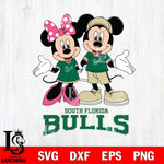 South Florida Bulls Mickey Minnie Mouse Sport Svg Eps Dxf Png File, NCAA svg , File Cut , Digital Download , Instant Download, Cut Svg Files