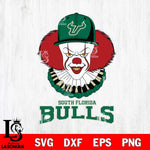 South Florida Bulls Pennywise Horror Sport 4 Svg Eps Dxf Png File, Digital Download