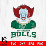 South Florida Bulls Pennywise Horror Sport 5 Svg Eps Dxf Png File, Digital Download