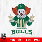 South Florida Bulls Pennywise Horror Sport 8 Svg Eps Dxf Png File, Digital Download