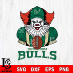 South Florida Bulls Pennywise Horror Sport 9 Svg Eps Dxf Png File, Digital Download