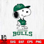 South Florida Bulls Snoopy Football sport SVG DXF EPS PNG FILE,Snoopy File Cut, NCAA Digital Download,Instant Download,Christmas Silhouette