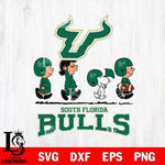 South Florida Bulls Snoopy Sport 12 Svg Eps Dxf Png File, Digital Download